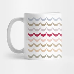 Viva Magenta Crescent Scallop Mug